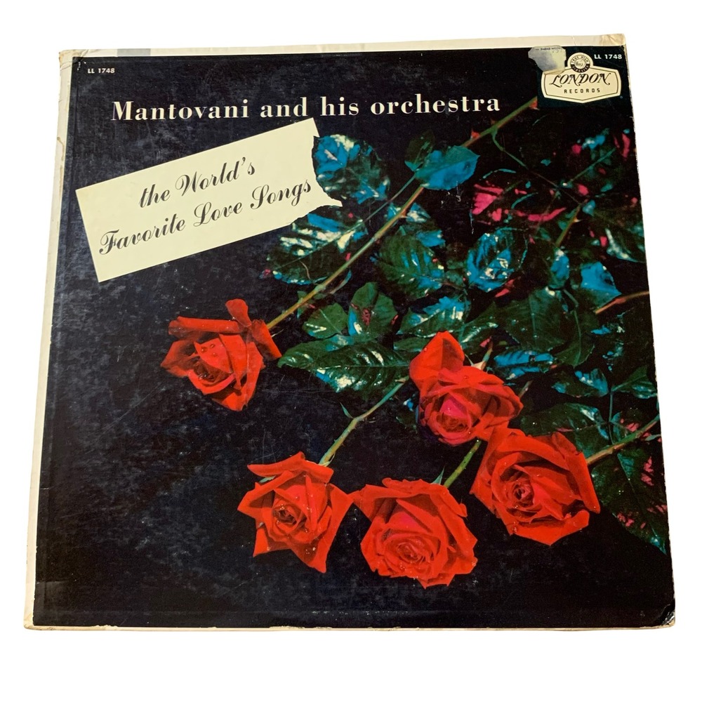 Mantovani The World's Favorite Love Songs Vinyl LP London Records LL 1748 ffrr